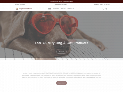 cozycreaturescorner.com snapshot