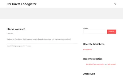 perdirectloodgieter.nl snapshot