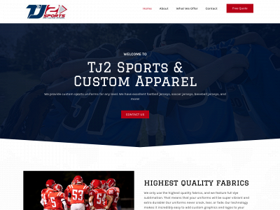 tj2sports.com snapshot