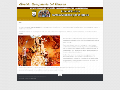 revistaescapulariodelcarmen.com snapshot