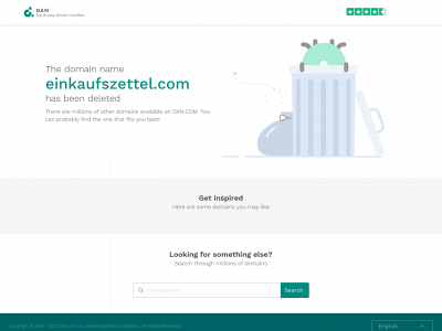 einkaufszettel.com snapshot