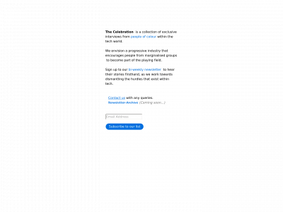 thecelebration.online snapshot