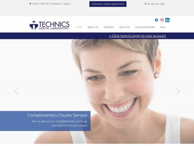 www.technicsdental.com snapshot