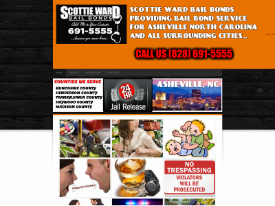 scottiewardbailbonds.com snapshot