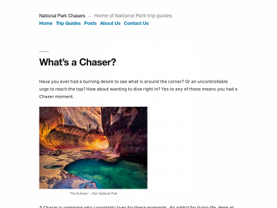 nationalparkchasers.com snapshot