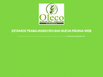 aceiteecologicooleco.com snapshot