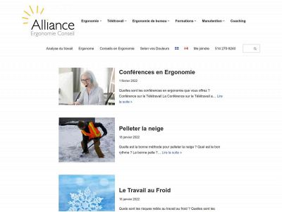 alliance-ergonomie.ca snapshot