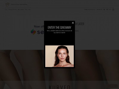 kurvedaesthetics.com snapshot