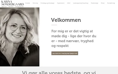 karinasoendergaard.dk snapshot