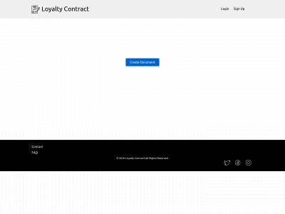 loyaltycontract.com snapshot