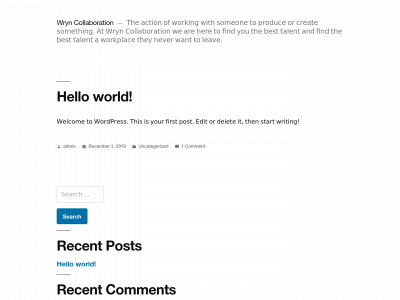 wryncollaboration.com snapshot