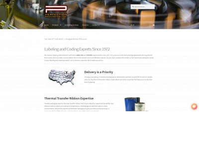 perfectionpkg.com snapshot
