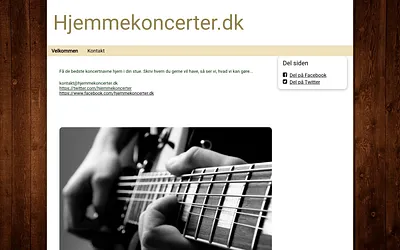 hjemmekoncerter.dk snapshot
