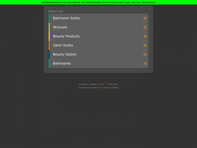 strebbathandbeauty.com snapshot