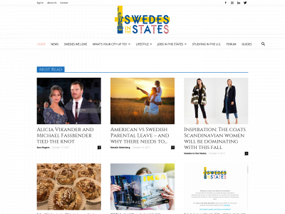 swedesinthestates.com snapshot