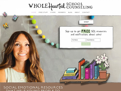 wholeheartedschoolcounseling.com snapshot