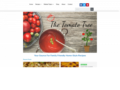 thetomatotree.com snapshot
