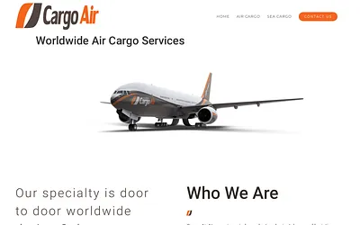 cargoair.no snapshot