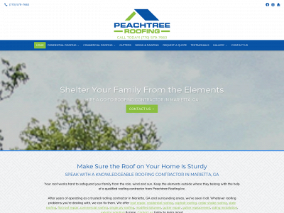 peachtreeroofing.com snapshot