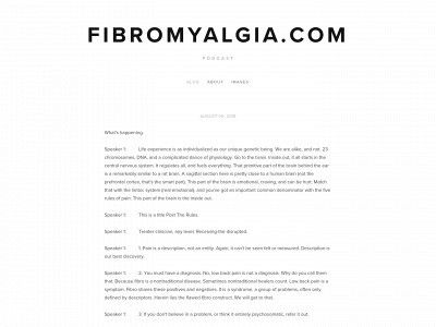 fibromyalgia.com snapshot