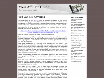 your-affiliate-guide.com snapshot