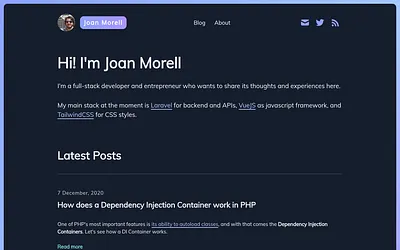 joanmorell.com snapshot