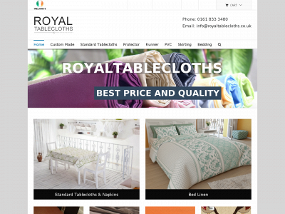 royaltablecloths.co.uk snapshot