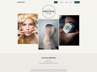 pristinebarbershop.se snapshot