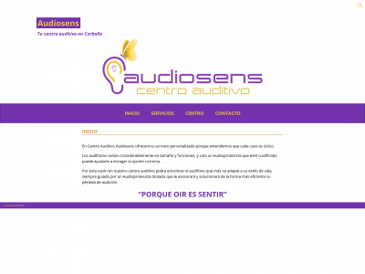 audiosens.es snapshot
