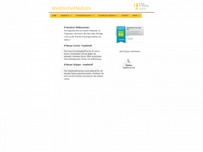 weiblichemedizin.de snapshot