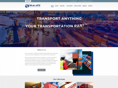bilalazizshipping.com snapshot