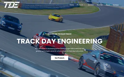 trackdayengineering.com snapshot
