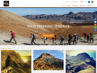 wild-trekking-tenerife.com snapshot