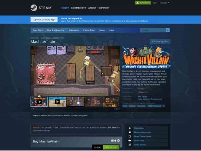 machiavillain.com snapshot