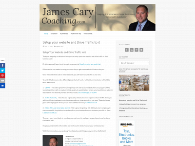 jamescarycoaching.com snapshot