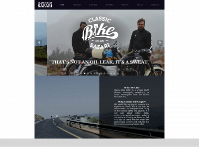 classicbikesafari.com snapshot