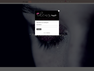 www.ideuxlashes.com snapshot