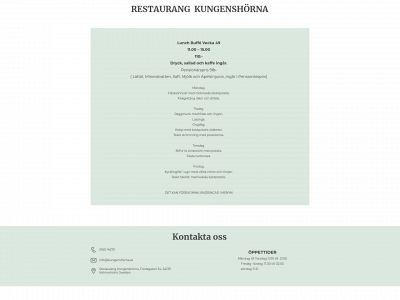 kungenshorna.se snapshot
