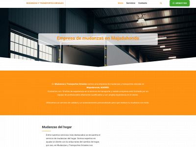 www.mudanzasytransportesgrisales.com snapshot