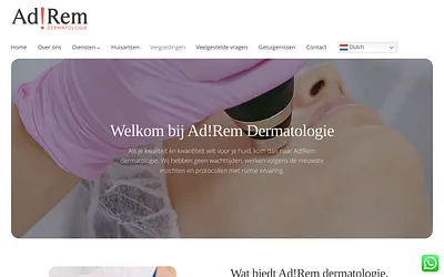 adremdermatologie.com snapshot