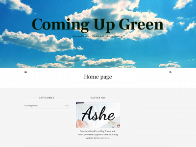 comingupgreen.com snapshot