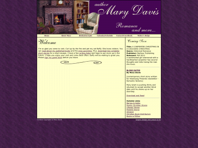 marydavisbooks.com snapshot