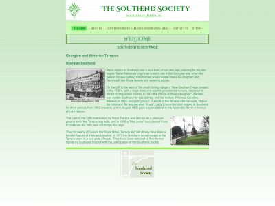 thesouthendsociety.com snapshot