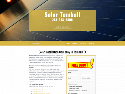 www.solartomball.com snapshot