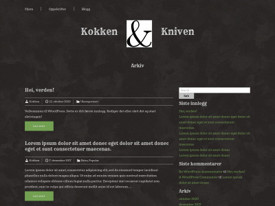 kokkenogkniven.no snapshot
