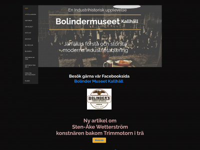 bolindermuseet.se snapshot