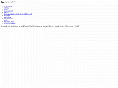 kratosproduktions.com snapshot