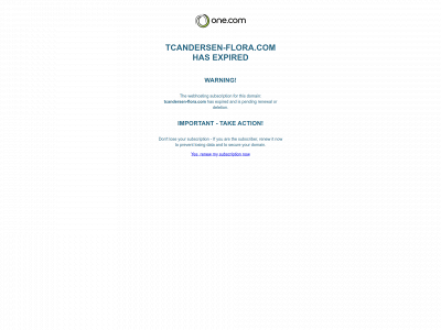 tcandersen-flora.com snapshot