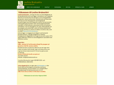 leufstaarkivet.se snapshot