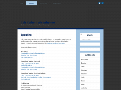colecarley.com snapshot